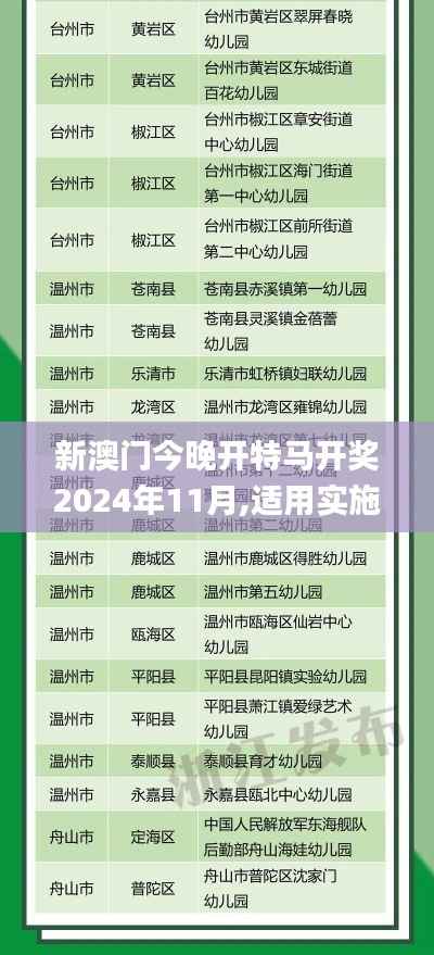新澳门今晚开特马开奖2024年11月,适用实施计划_Z3.199