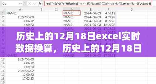 历史上的12月18日,Excel数据与自然换算的奇妙之旅,探寻内心平静的旅程