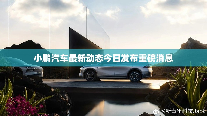 小鹏汽车最新动态今日发布重磅消息