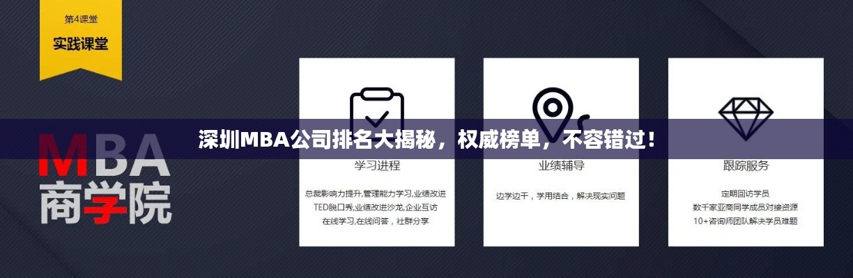 深圳MBA公司排名大揭秘，权威榜单，不容错过！