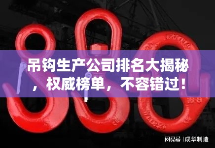 吊钩生产公司排名大揭秘，权威榜单，不容错过！