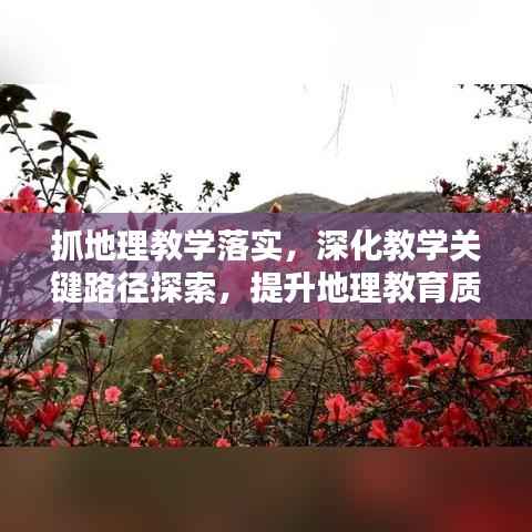 抓地理教学落实，深化教学关键路径探索，提升地理教育质量之道